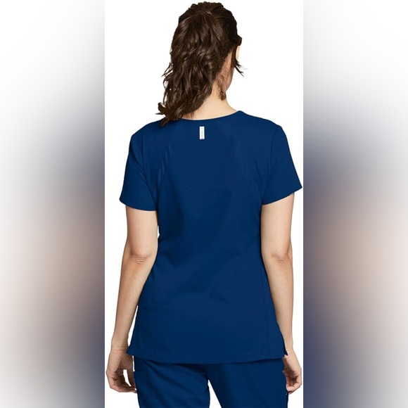EUC 3 PIECE SCRUB SET GREYS ANATOMY navy blue set size XS - Picture 2 of 9